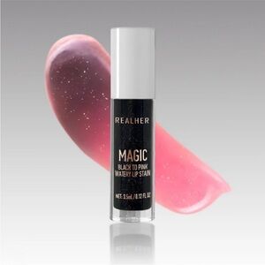 REALHER MAGIC BLACK TO PINK Watery Lip Stain